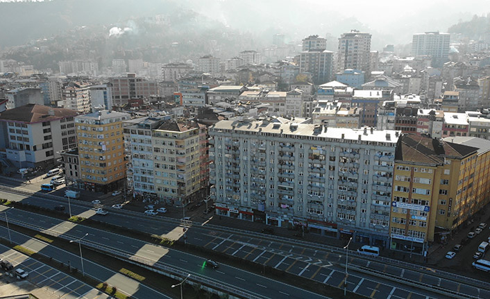 Rize'de dolgu alanındaki kentsel dönüşüm için gün sayılıyor