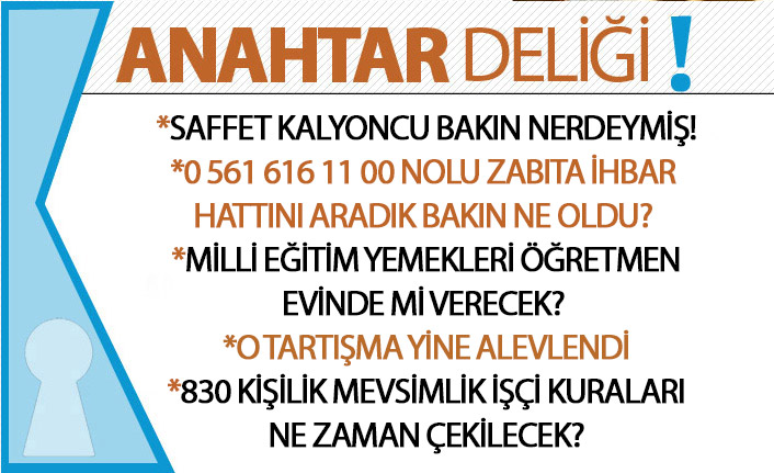 Anahtar Deliği 29.02.2020