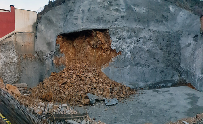 Gümüşhane'de yaşanan göçük sonrası eve döndüler