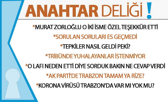 Anahtar Deliği 03.03.2020