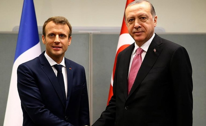 Erdoğan ile Macron İdlib'i görüştü