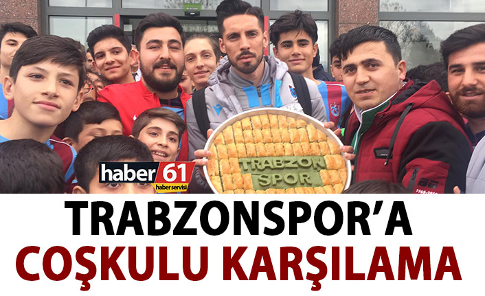 Trabzonspor'a Antep'te coşkulu karşılama