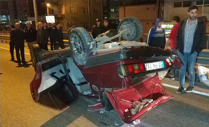 Samsun'da feci trafik kazası