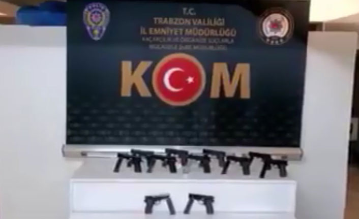 Trabzon Polisi'nden silah operasyonu