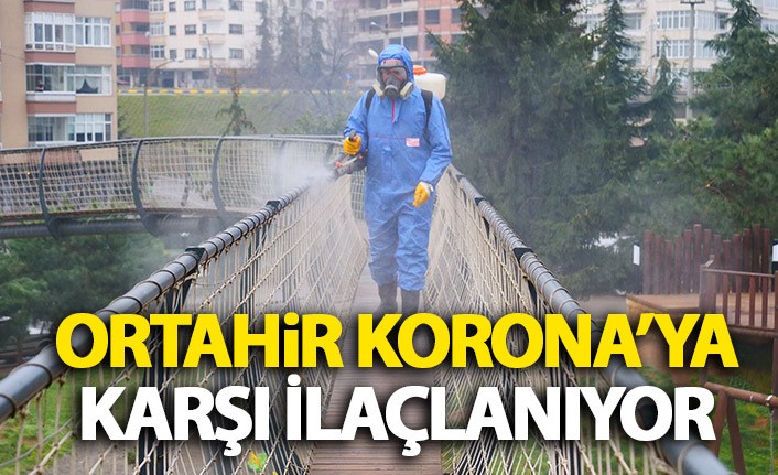 Ortahisar, Korona virüsüne karşı ilaçlanıyor