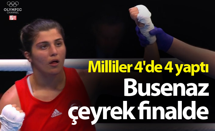 Trabzonsporlu Busenaz çeyrek finalde