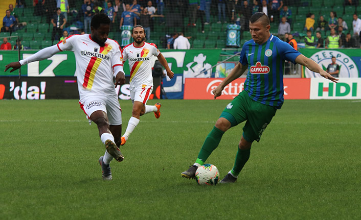 Göztepe ve Rizespor 14. randevuda