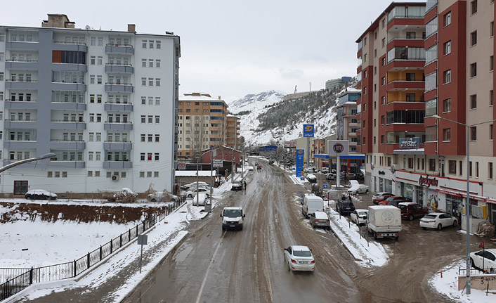 Gümüşhane’de kar yağışı