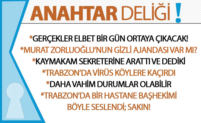 Anahtar Deliği 19.03.2020