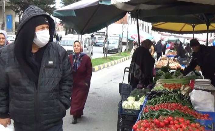 Trabzon'da semt pazarlarında koronavirüs için nasıl tedbir alınıyor?