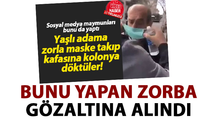 Yaşlı adamın üzerine zorla kolonya dökmüşlerdi! Yeni gelişme var!