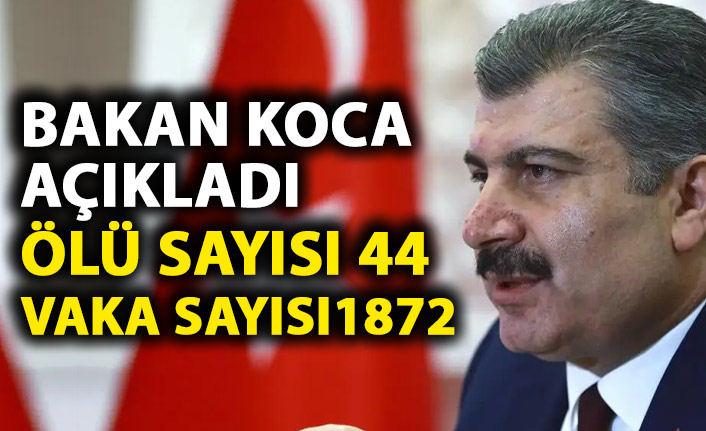 Sağlık Bakanı Koca'dan Koronavirüs açıklaması! Türkye'de bugün 7 kişi hayatını kaybetti