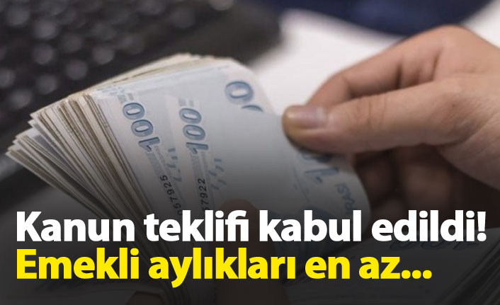 Emekli aylıklarında düzenleme! En az...