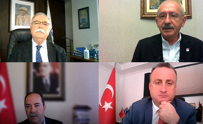 Kılıçdaroğlu belediye başkanları ile telekonferansta konuştu