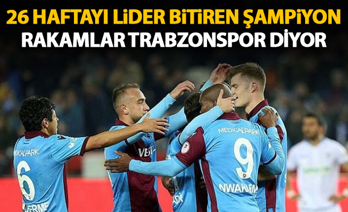 26 haftayı lider bitiren şampiyon!