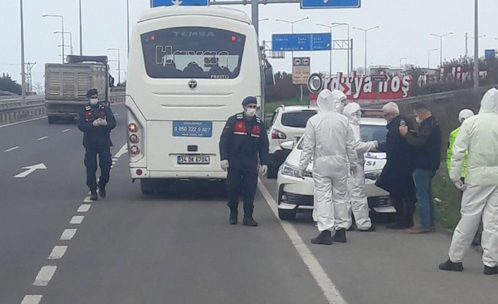 Ordu'da yollarda sıkı denetim