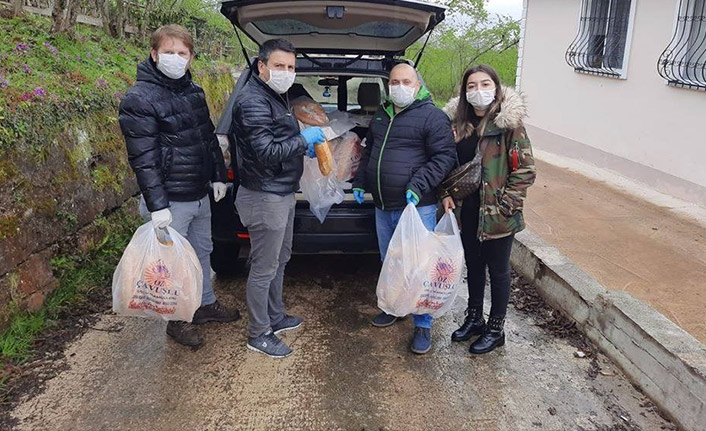 Genç iş adamları köylere yardıma koştu