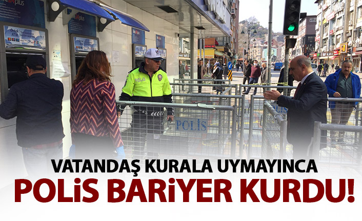 Banka önlerinde bariyerli önlem!