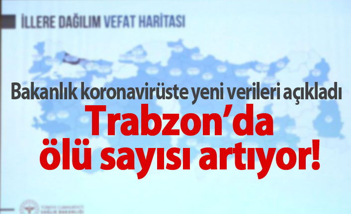 Hangi ilde kaç kişi koronavirüsten öldü? Trabzon'da 10'a yaklaştı...