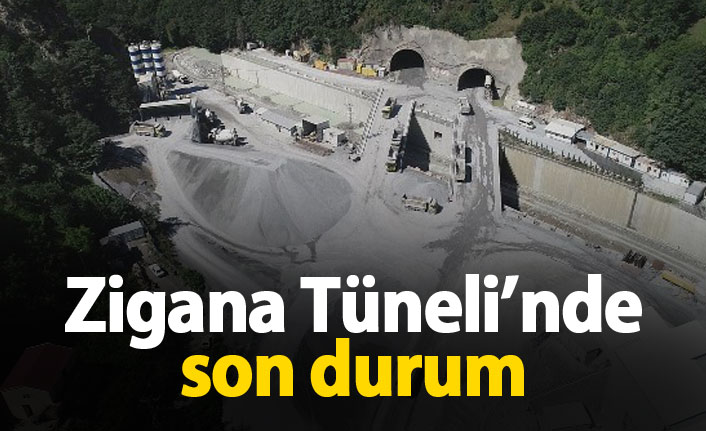 Zigana Tüneli'nde son durum