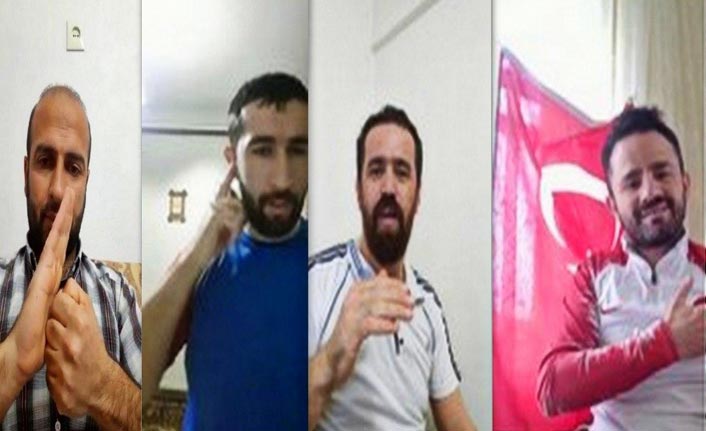 İşaret diliyle 'Evde kal' mesajı verdiler