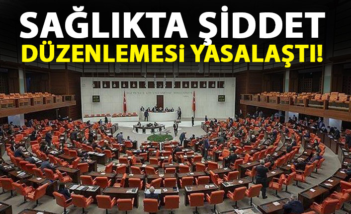 Sağlıkta şiddet düzenlemesi yasalaştı!