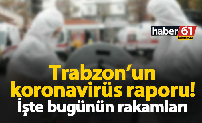 Trabzon’un koronavirüs raporu – 16.04.2020