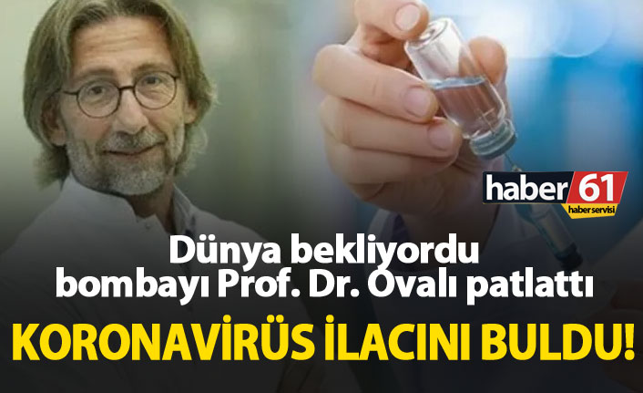 Ercüment Ovalı bombayı patlattı! Koronavirüs ilacını buldu