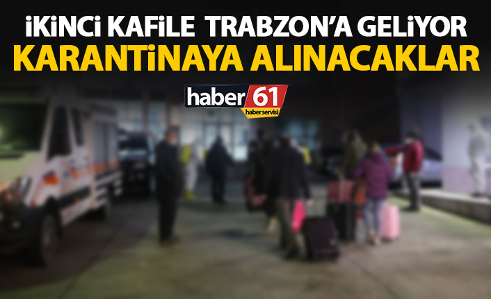 Ukrayna’dan ikinci kafile Trabzon’a geliyor