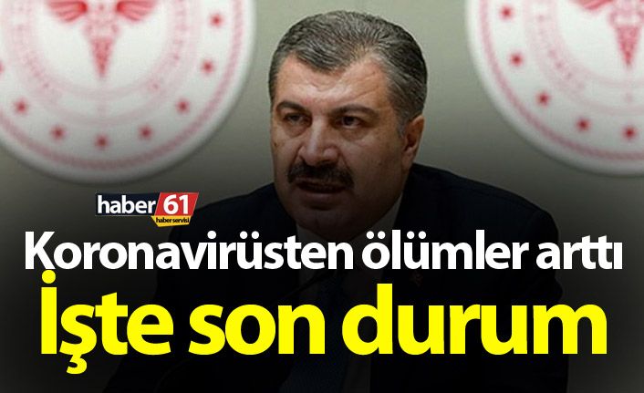 Sağlık Bakanı Koca Türkiye’nin koronavirüs rakamlarını açıkladı