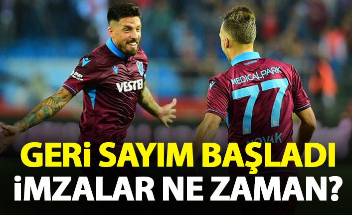 Geri sayım başladı! Trabzonspor'da imza ne zaman?