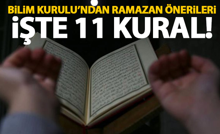 Sağlık Bakanlığı'ndan Ramazan ayı uyarıları! İşte uyulması gereken 11 kural