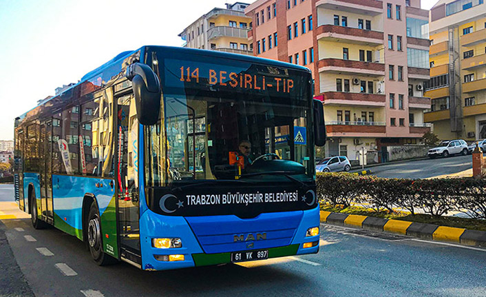 4 günlük sokağa çıkma yasağında Trabzon'da otobüs sefer ve saatleri