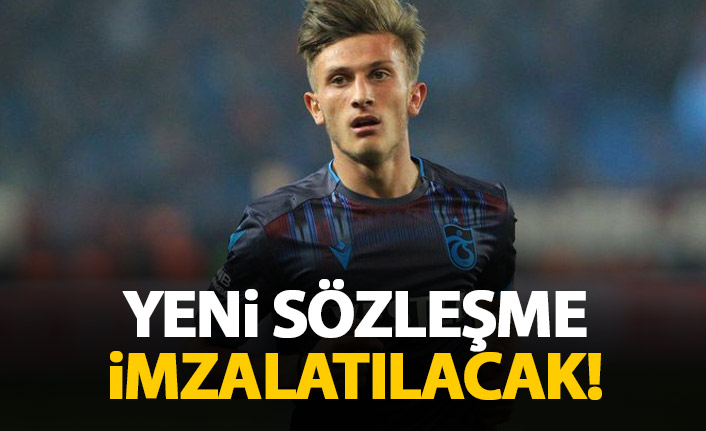 Trabzonspor'un genç yıldızına yeni sözleşme