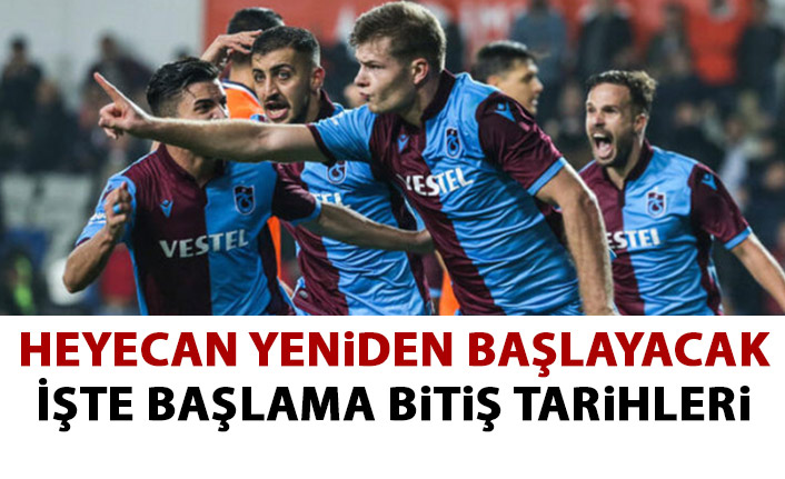 Süper Lig'in başlangıç ve bitiş tarihlerini açıkladı