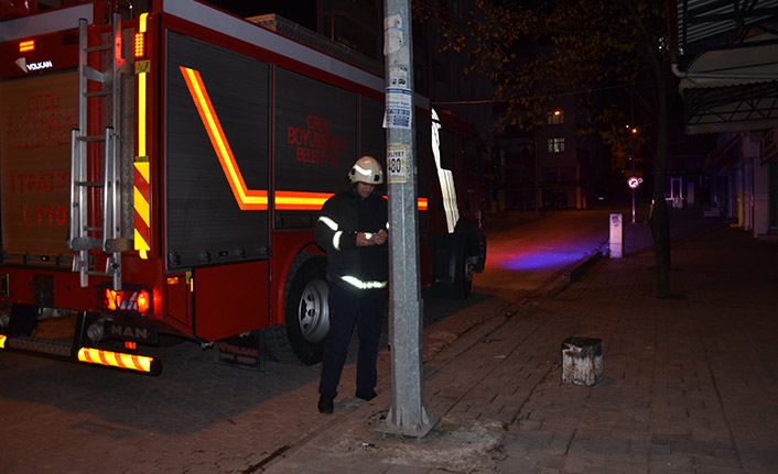 Köz dolu teneke paniğe neden oldu