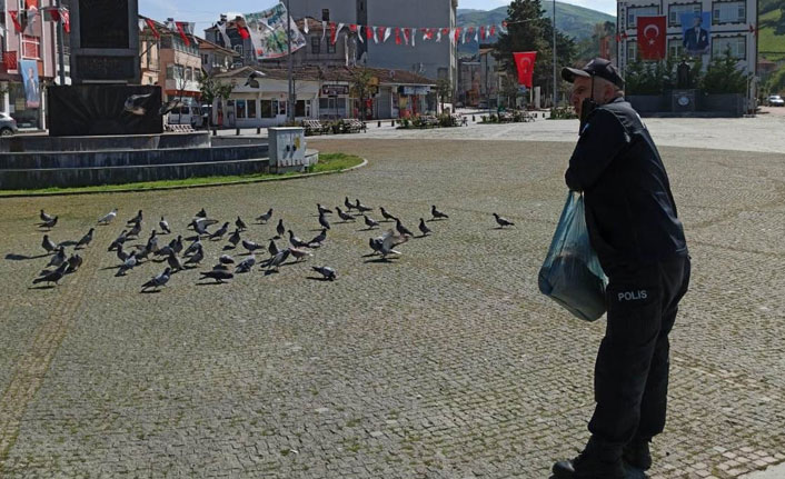 Polisin hayvan sevgisi