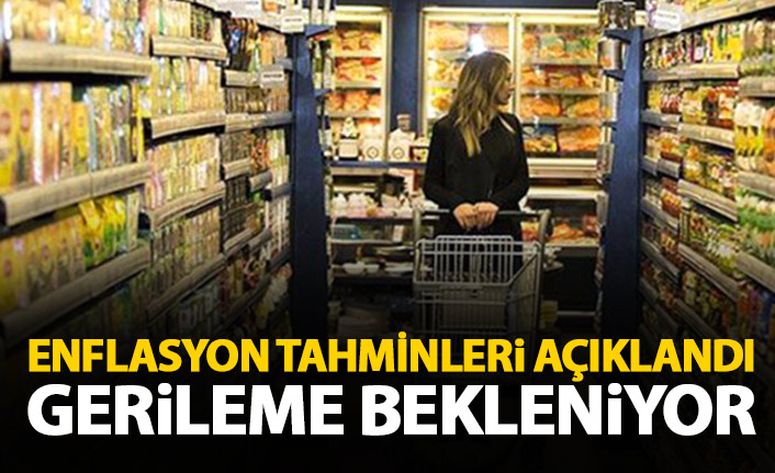 Enflasyon tahminleri açıkladı