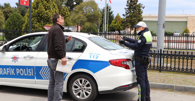 Samsun’da sokağa çıkma kısıtlaması denetimleri