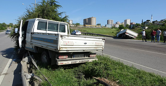 Yola dökülen mazot kazalara sebep oldu