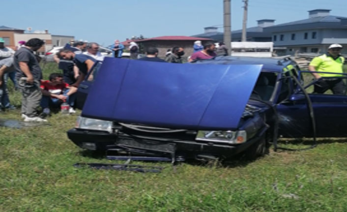 Ordu'daki trafik kazasında 3 genç yaralandı