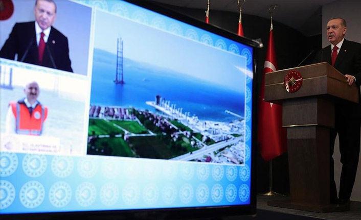 Cumhurbaşkanı Erdoğan: Çanakkale Boğazı'na köprü inşaatı asırların hayalidir