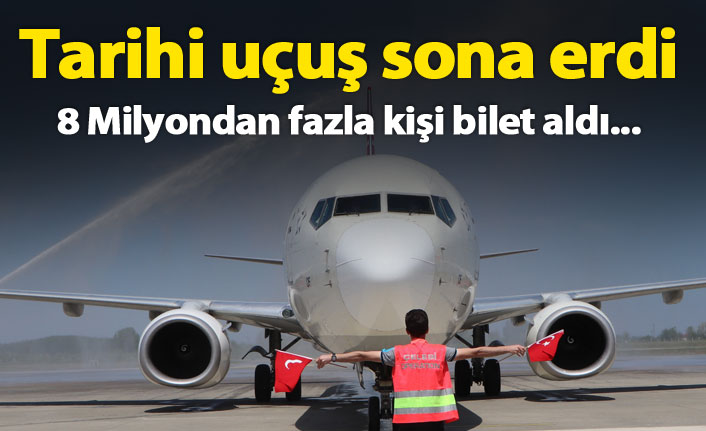 8 milyon kişinin bilet aldığı uçak indi