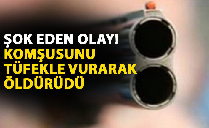 Giresun'da şok eden olay! Komşusunu öldürdü