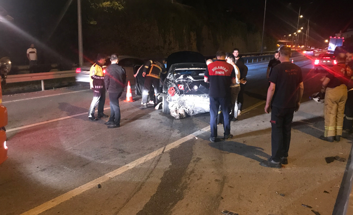 Giresun'da trafik kazası: 1 yaralı