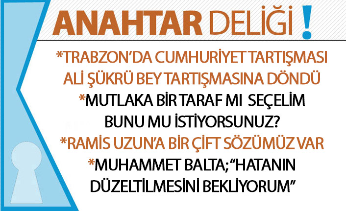 Anahtar Deliği 22.05.2020