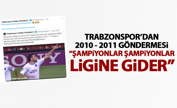 Trabzonspor'dan 2010 - 2011 paylaşımı