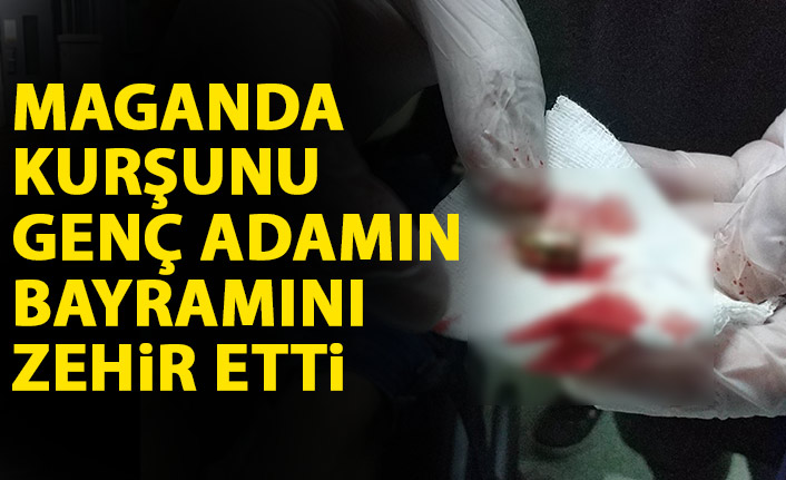 Maganda kurşunu genç adamın bayramını zehir etti