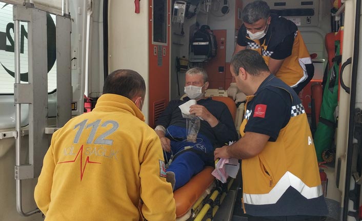 Ambulans helikopter akciğer hastası için harekete geçti