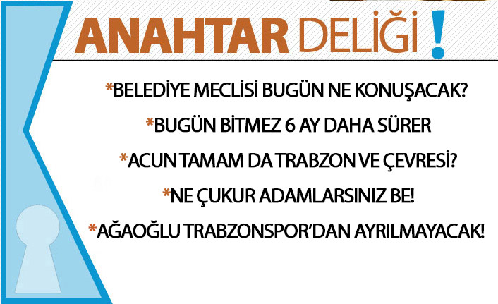 Anahtar Deliği 27.05.2020